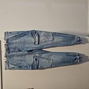 Men's jean cargo pants